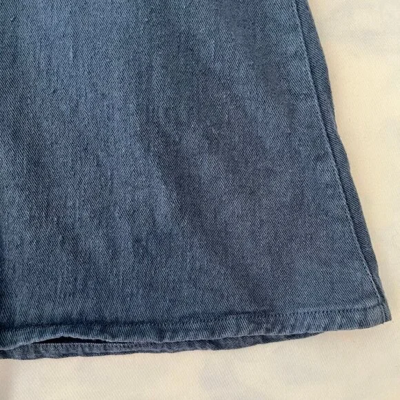 GX Know Who You Are Linen Cotton Navy Drawstring Skirt - Picture 4 of 6